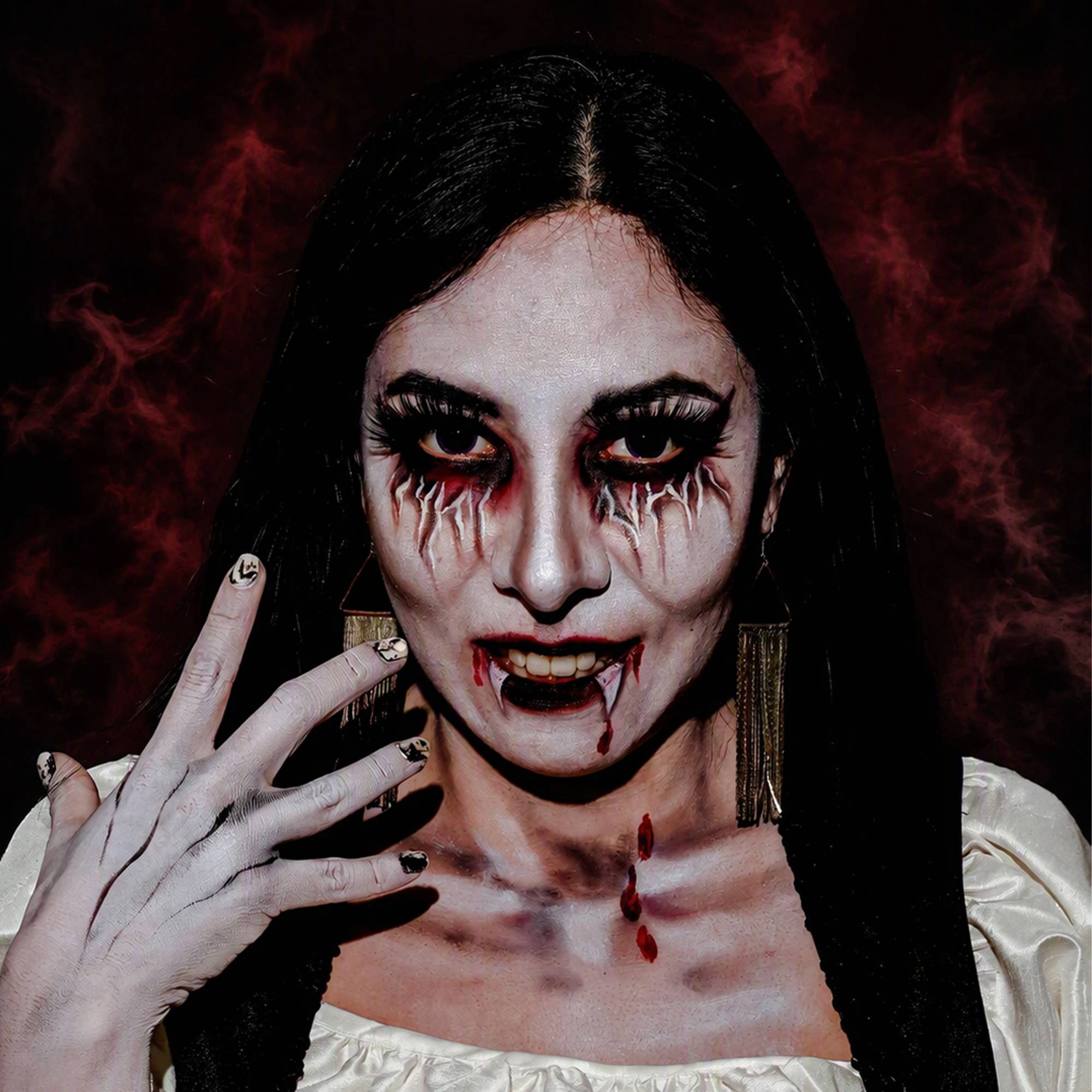 Produits de maquillage pour réaliser un look vampire